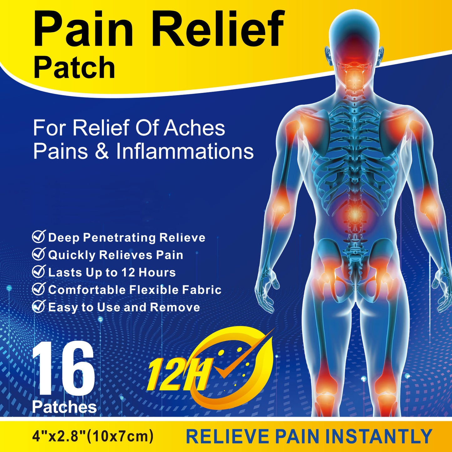 Herbal Instant Pain Relief Patch (Buy 1 Get 1 Free🔥🔥)