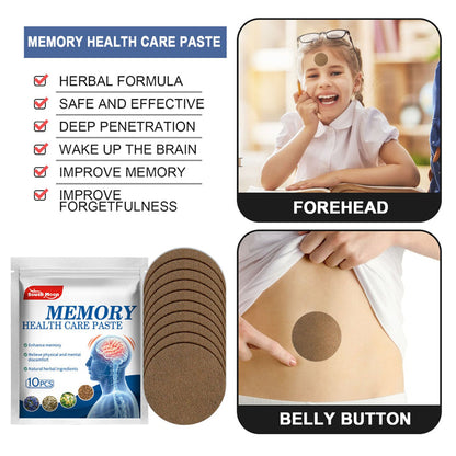 Memory Health Care Paste | Memory Enhancing Patch (Buy 1 Get 1 Free🔥🔥)